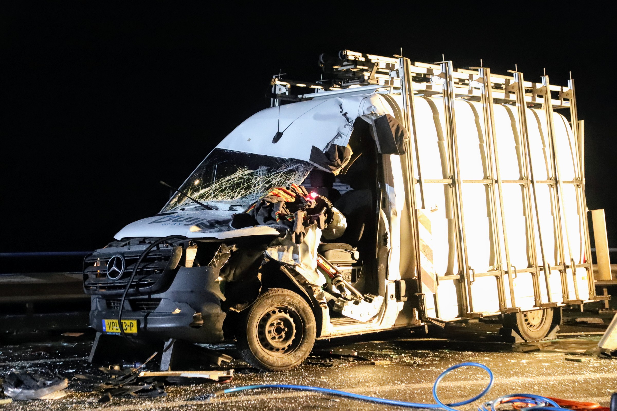 Ernstig Ongeval Met Meerdere Voertuigen Traumahelikopter Geland 112