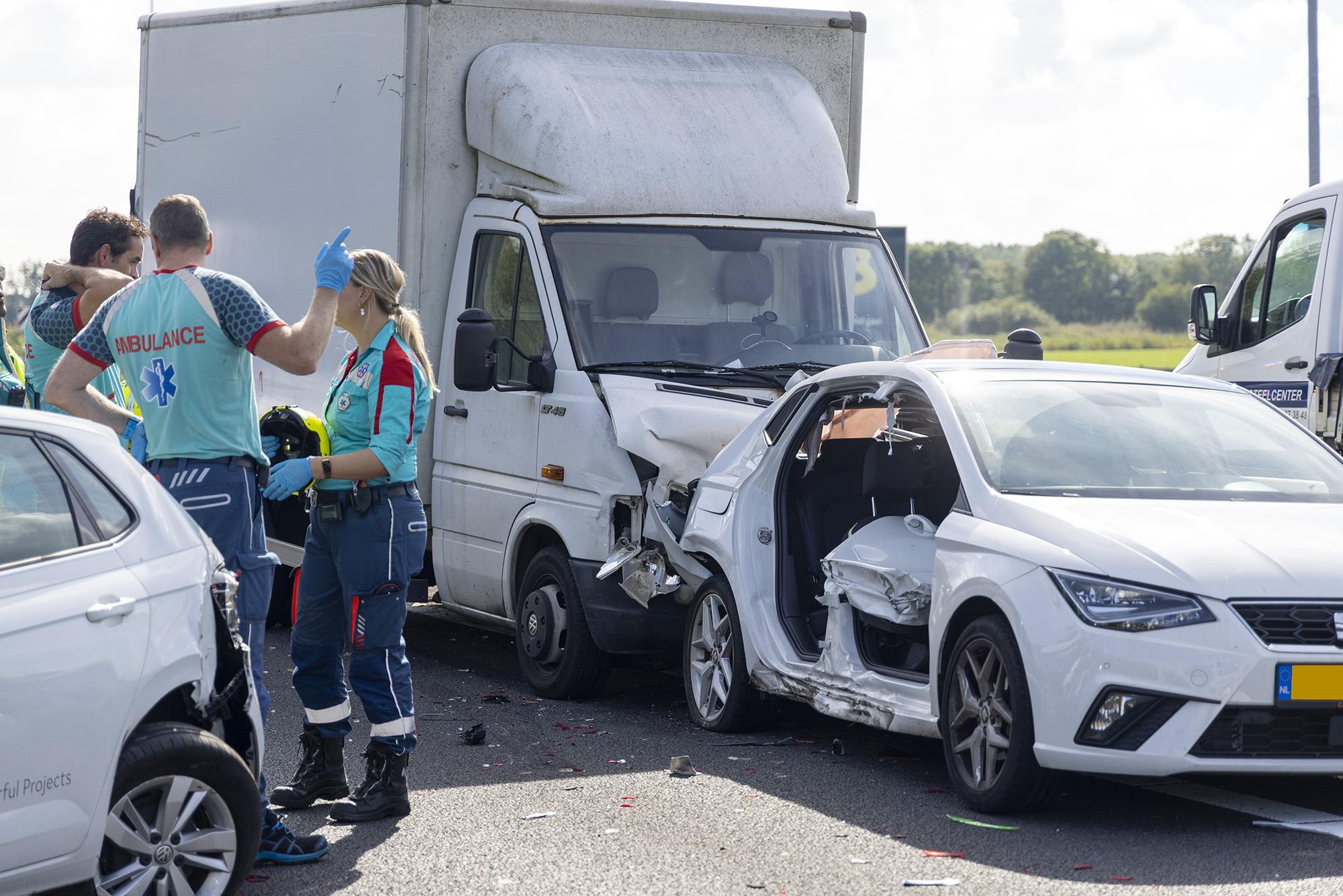 Reanimatie na ernstig ongeval op de A9 bij Velsen-Zuid - 112 Nederland