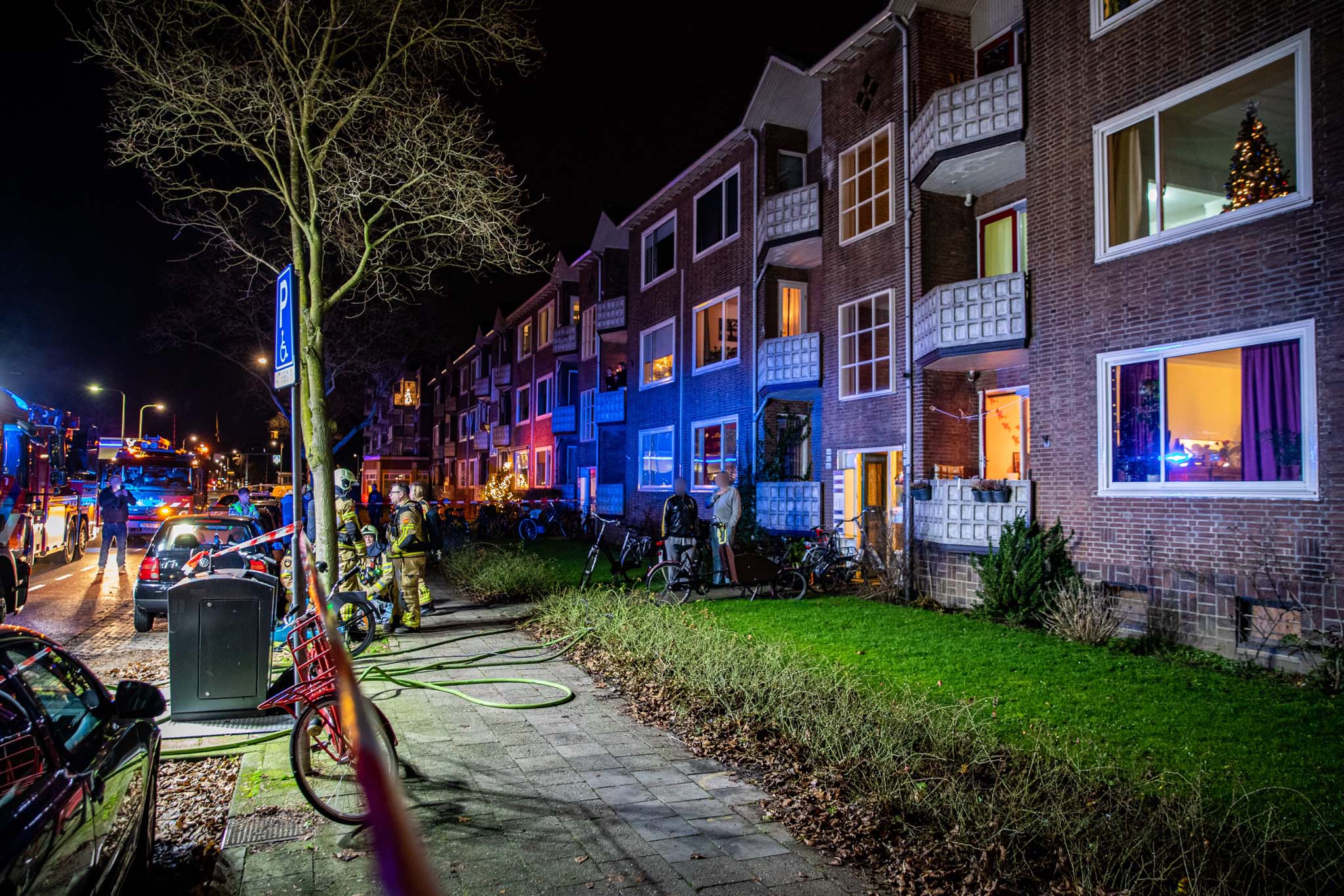 Neergestoken hond gevonden na woningbrand, bewoonster aangehouden