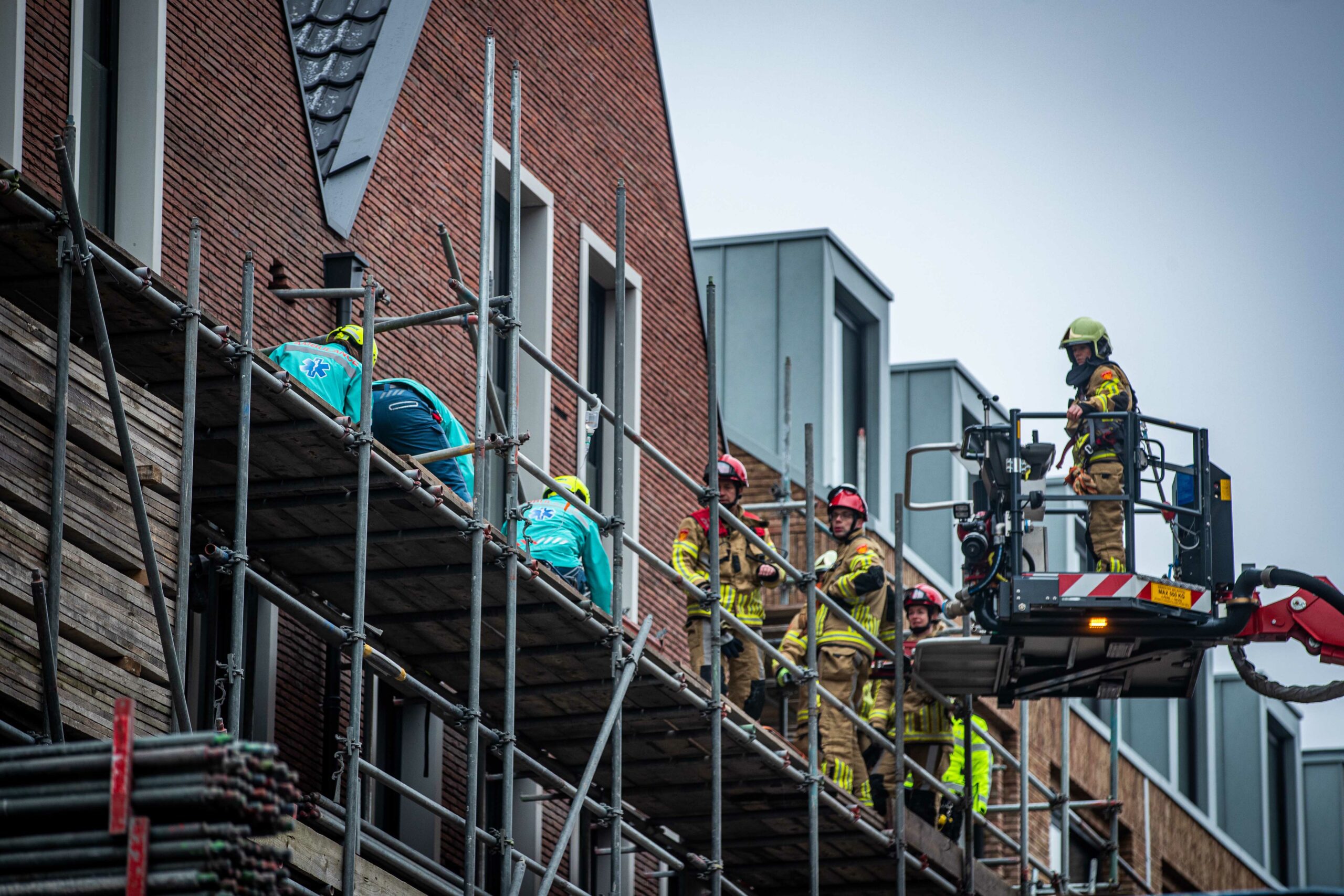 Bouwvakker gewond bij bedrijfsongeval