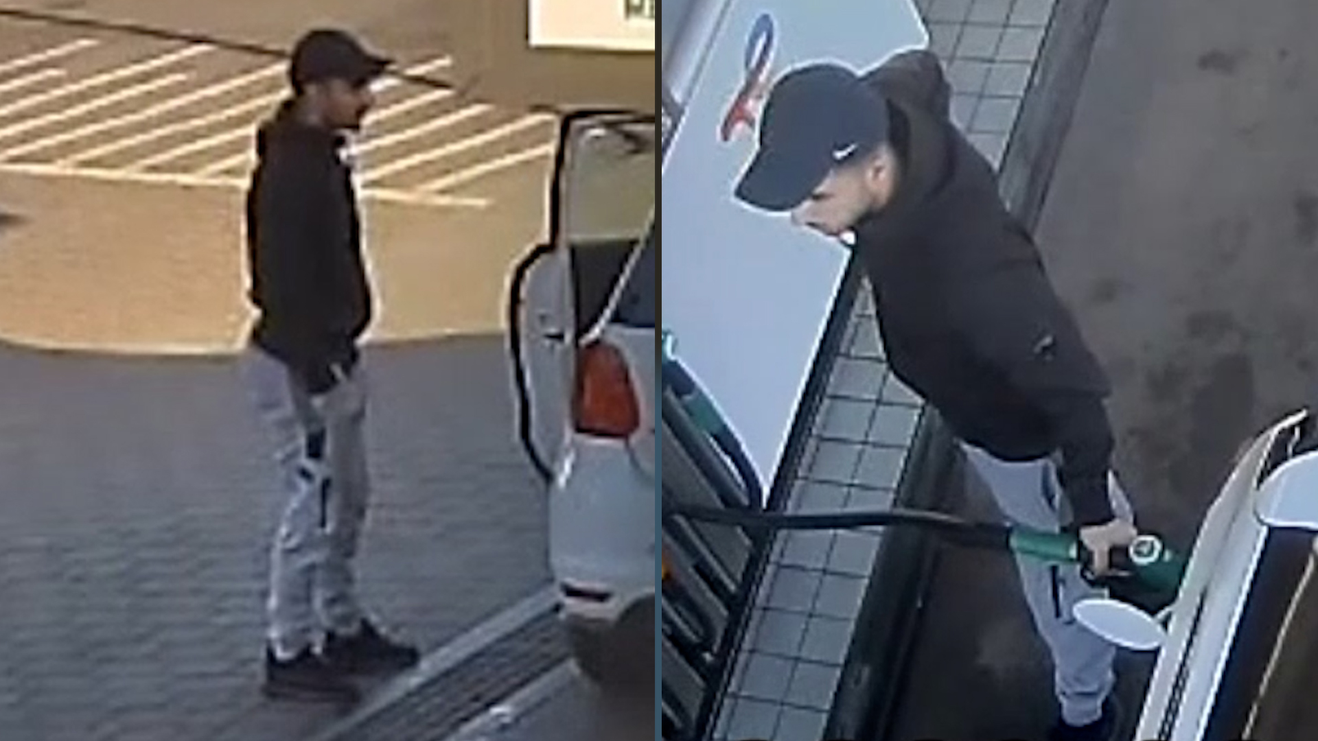 VIDEO: Poging tot diefstal bij pomp eindigt in aanrijding: Medewerker gewond achtergelaten