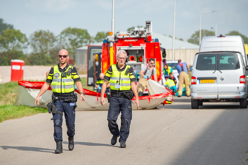 Motorrijder met traumahelikopter naar ziekenhuis na ernstig ongeval