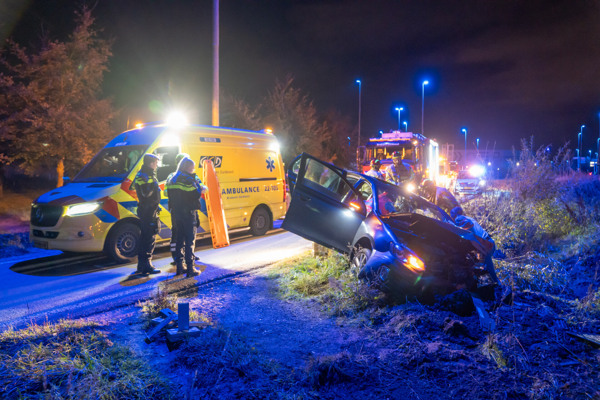 Vrouw zwaargewond na ongeval; had geen gordel om