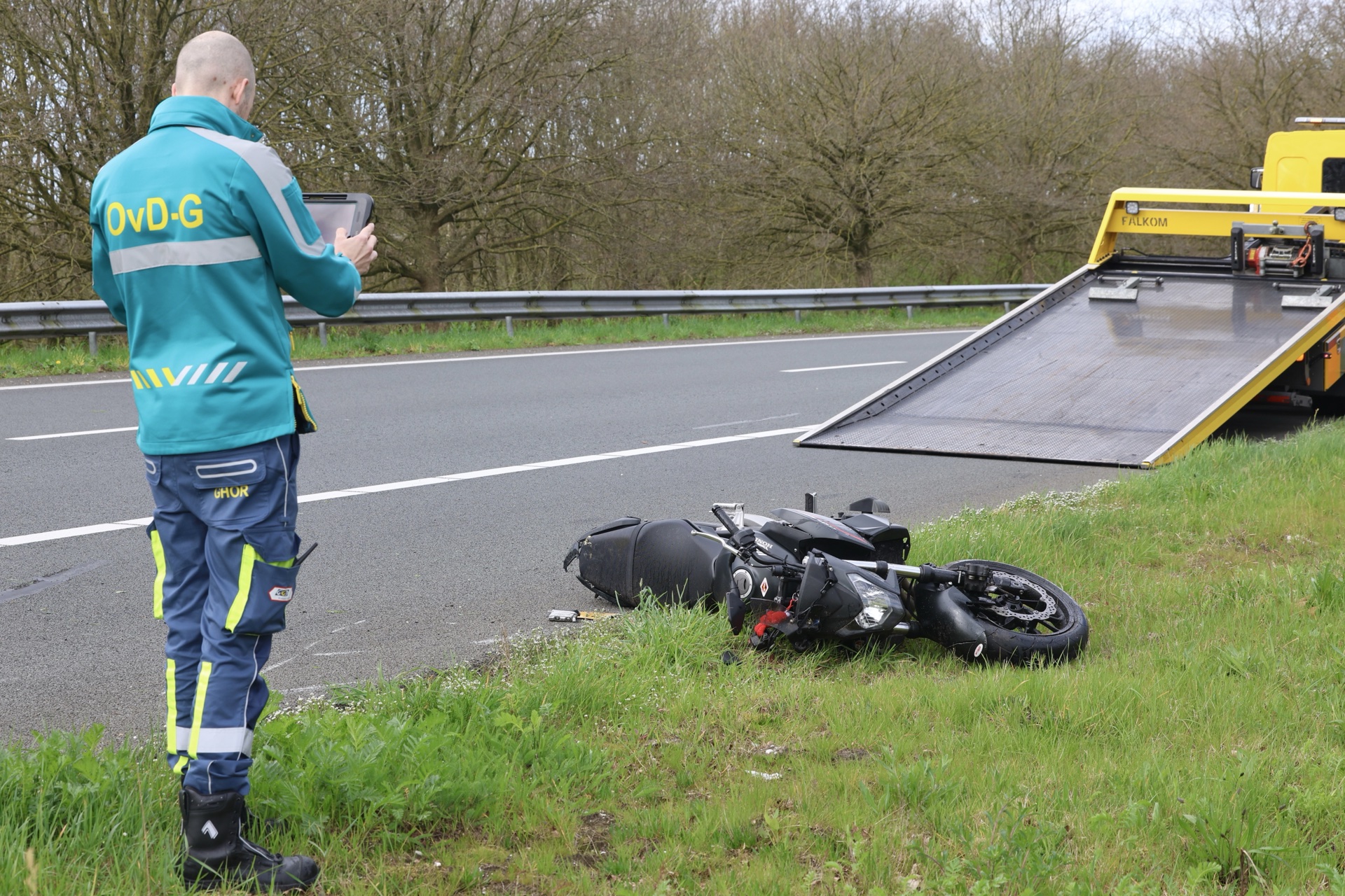 Motorrijder Zwaargewond Na Eenzijdig Ongeval Op Snelweg - 112 Nederland