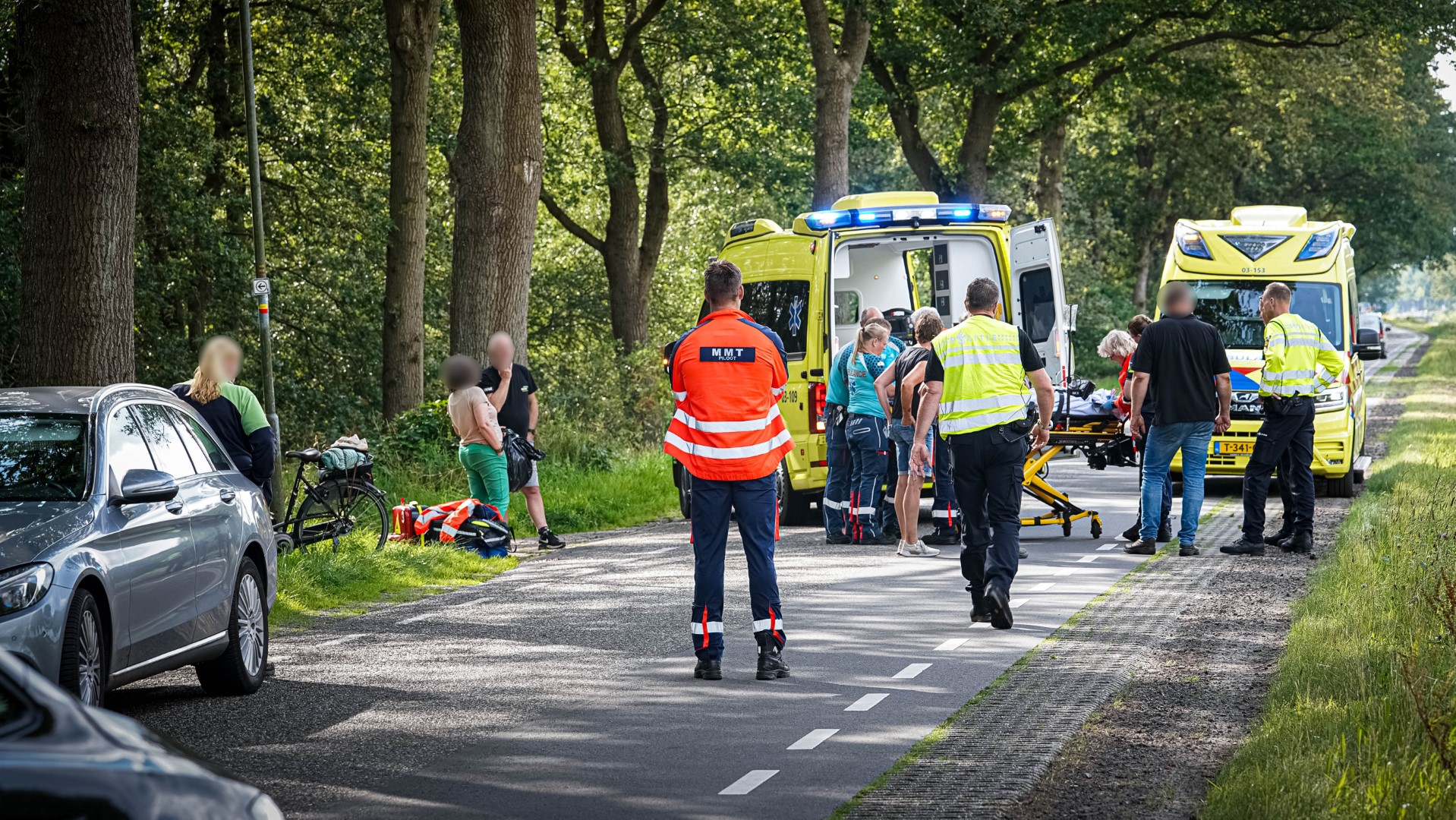 Fietser ernstig gewond bij aanrijding