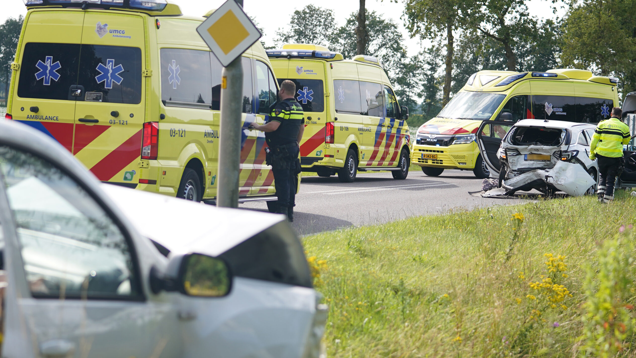 Vier gewonden bij ongeluk