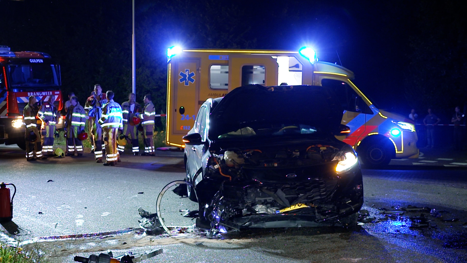 Meerdere gewonden bij frontale aanrijding
