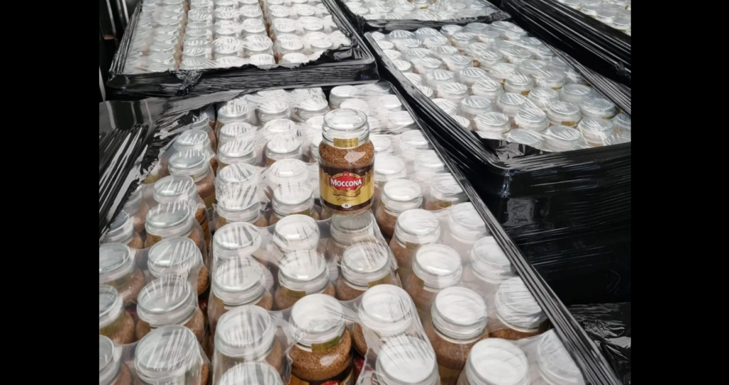 20 pallets met gestolen oploskoffie gevonden
