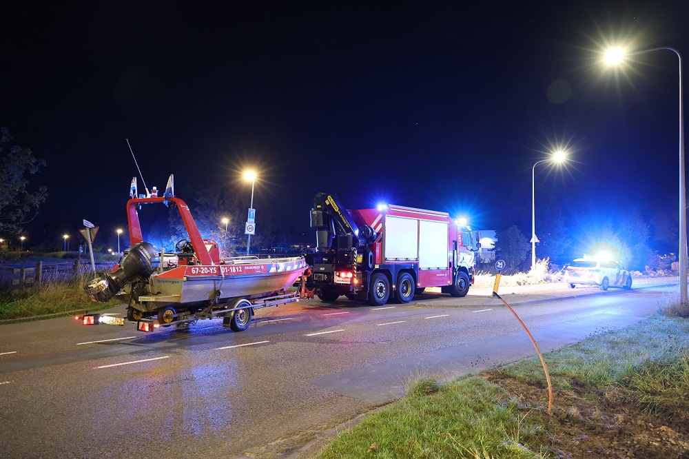 Zoektocht in water na aantreffen fiets