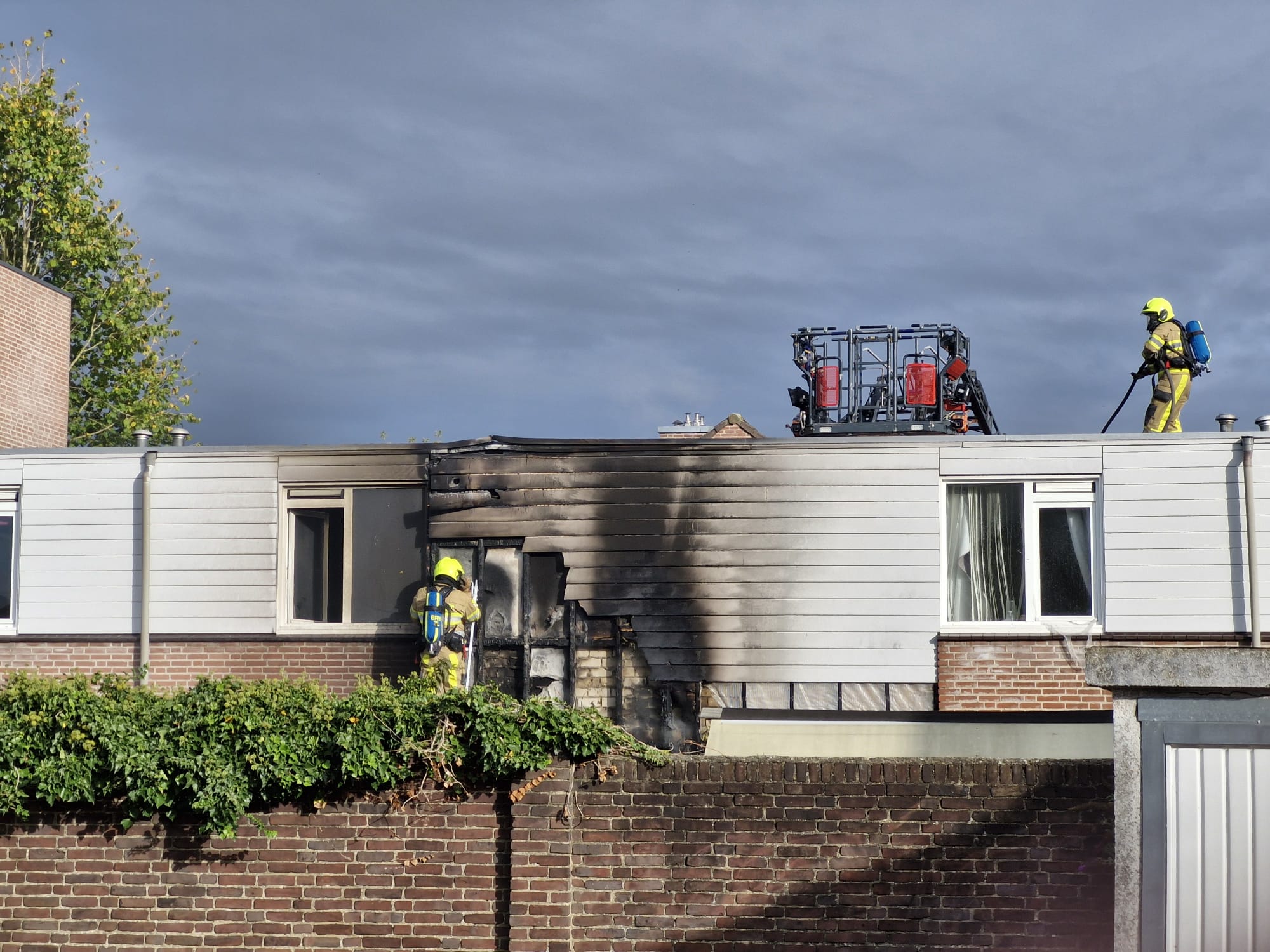 Vier woningen ontruimd vanwege uitslaande brand