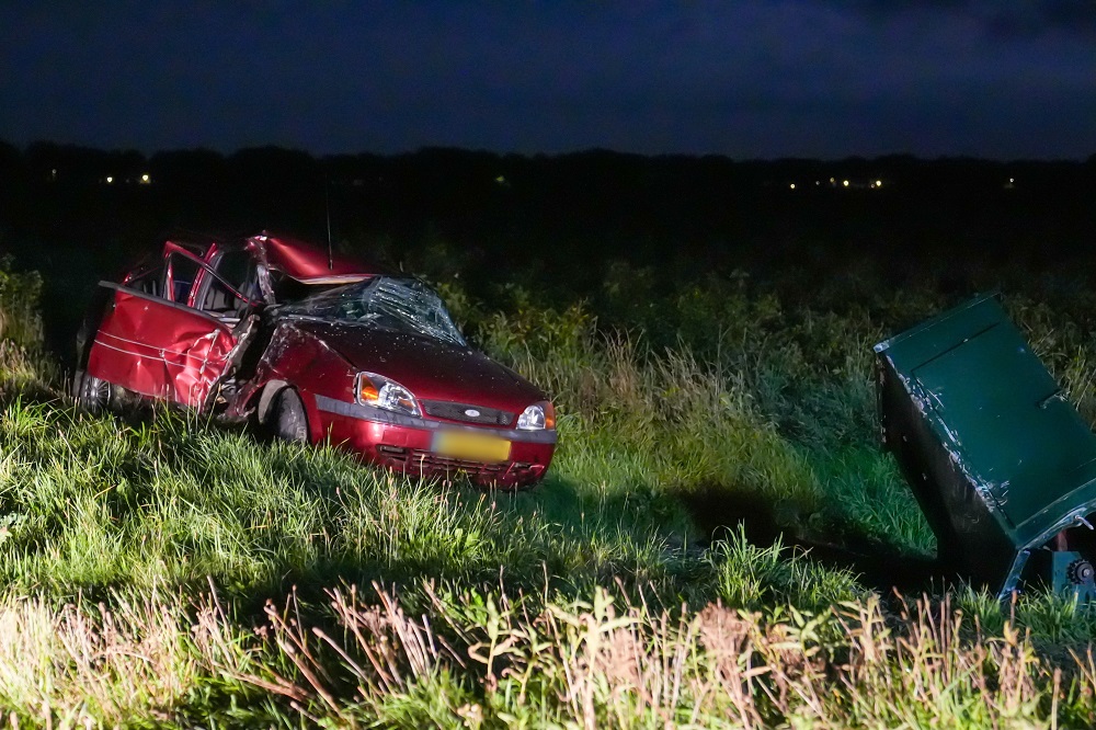 Dronken bestuurster aangehouden na ongeval