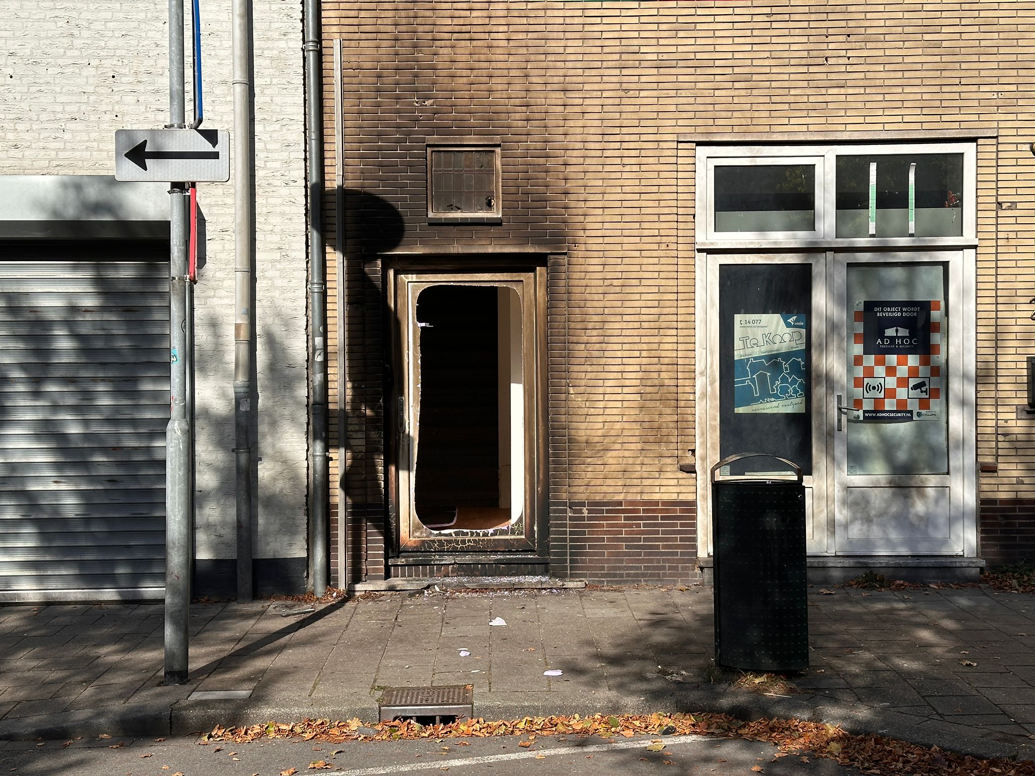 Explosief ontploft bij leegstaand pand