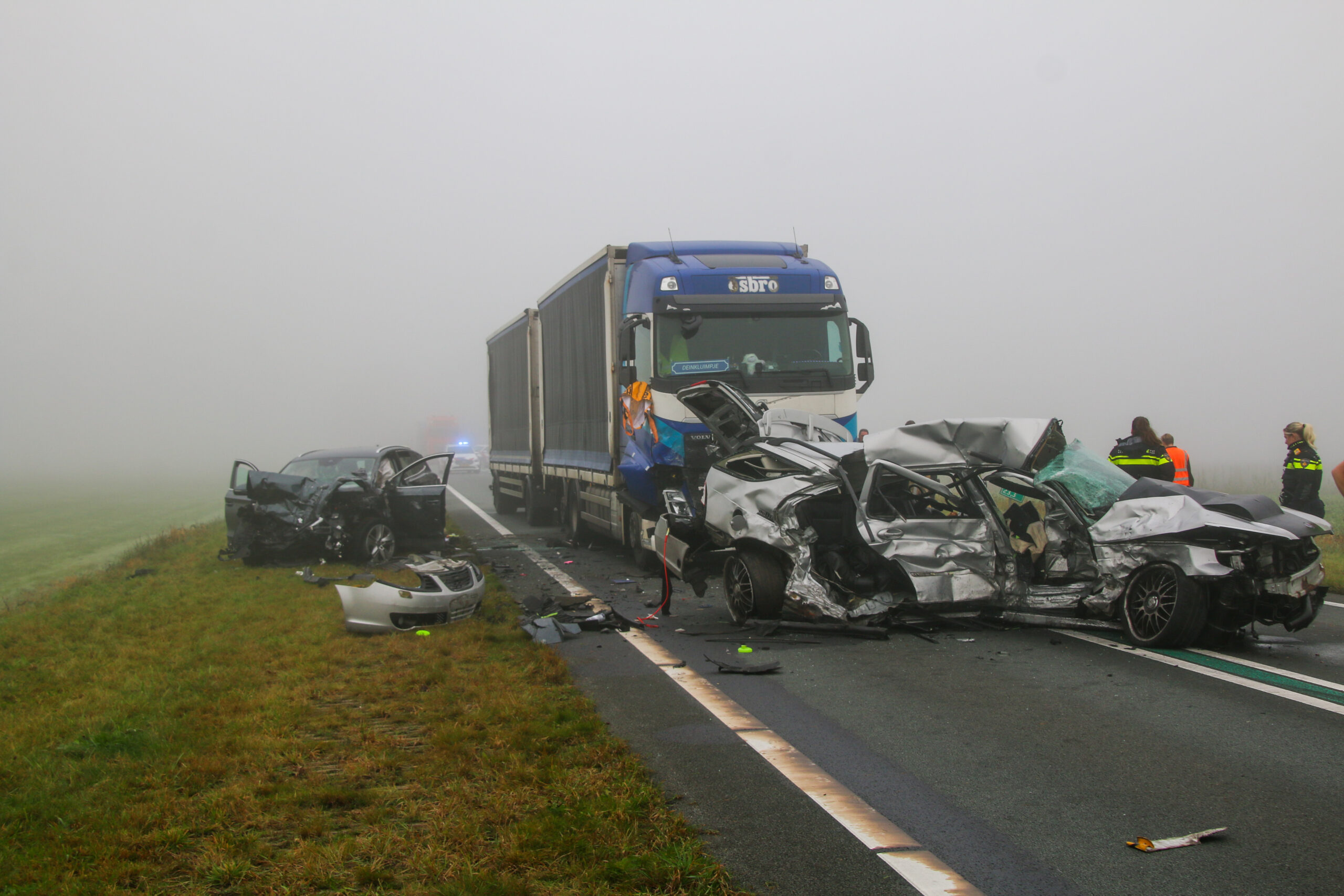 Automobilist (34) uit Haaksbergen overleden na ernstig ongeval op N36