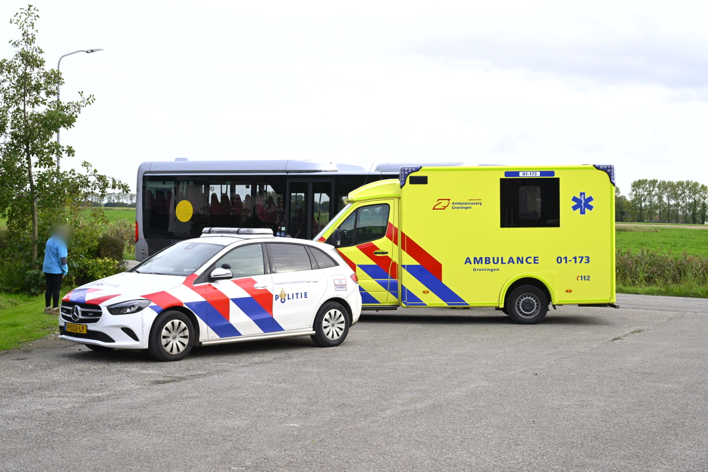 Jongen op fiets raakt gewond na aanrijding met lijnbus