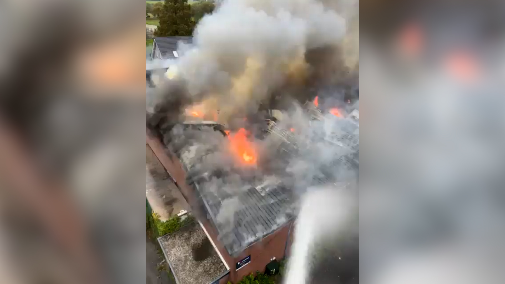 Zeer grote brand bij Poedercoatingbedrijf