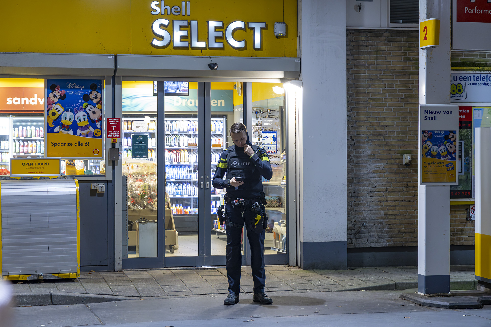 Overval op Shell tankstation Laan der Nederlanden in Beverwijk - 112 Nederland