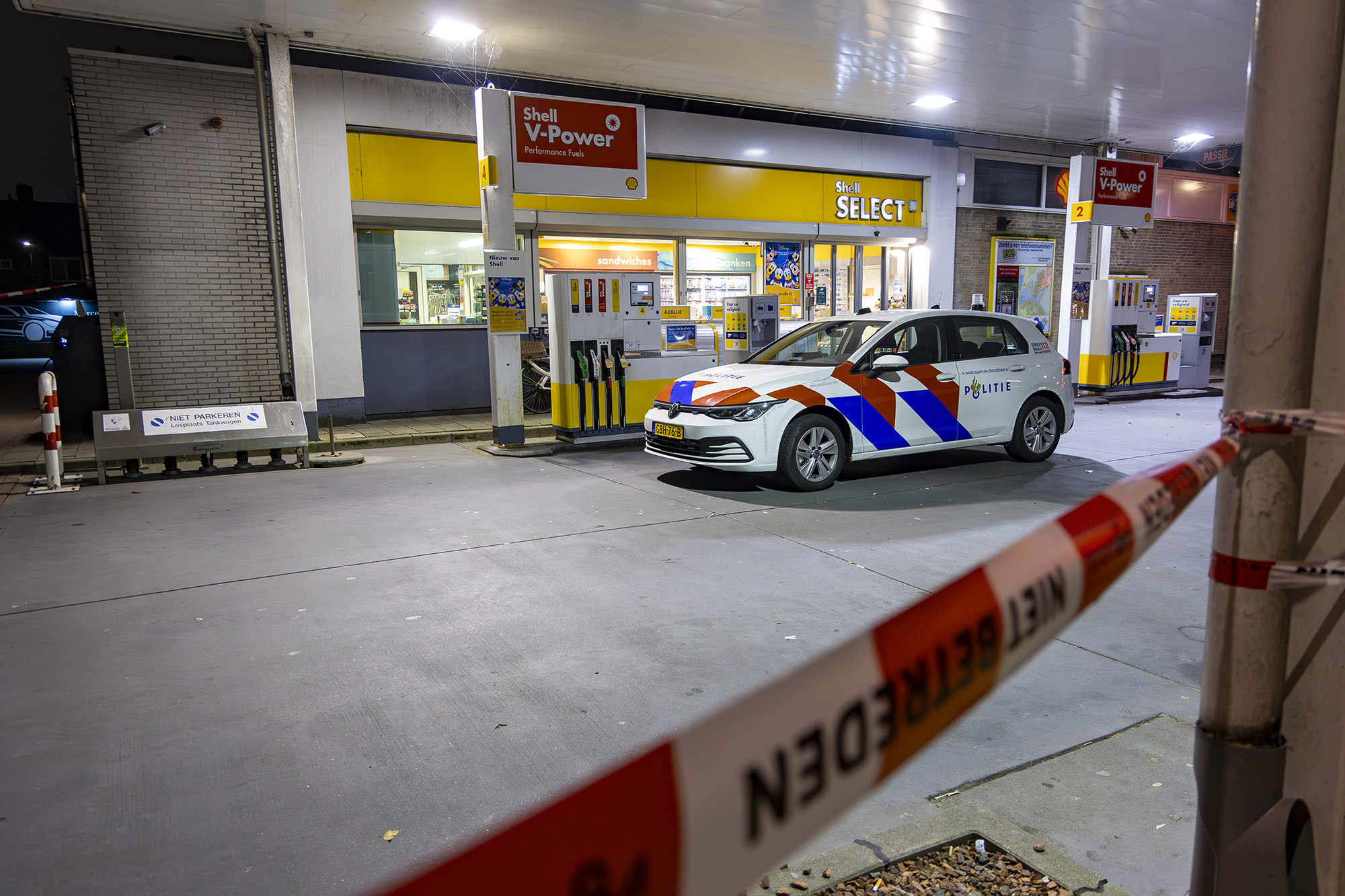 Overval op Shell tankstation Laan der Nederlanden in Beverwijk - 112 Nederland