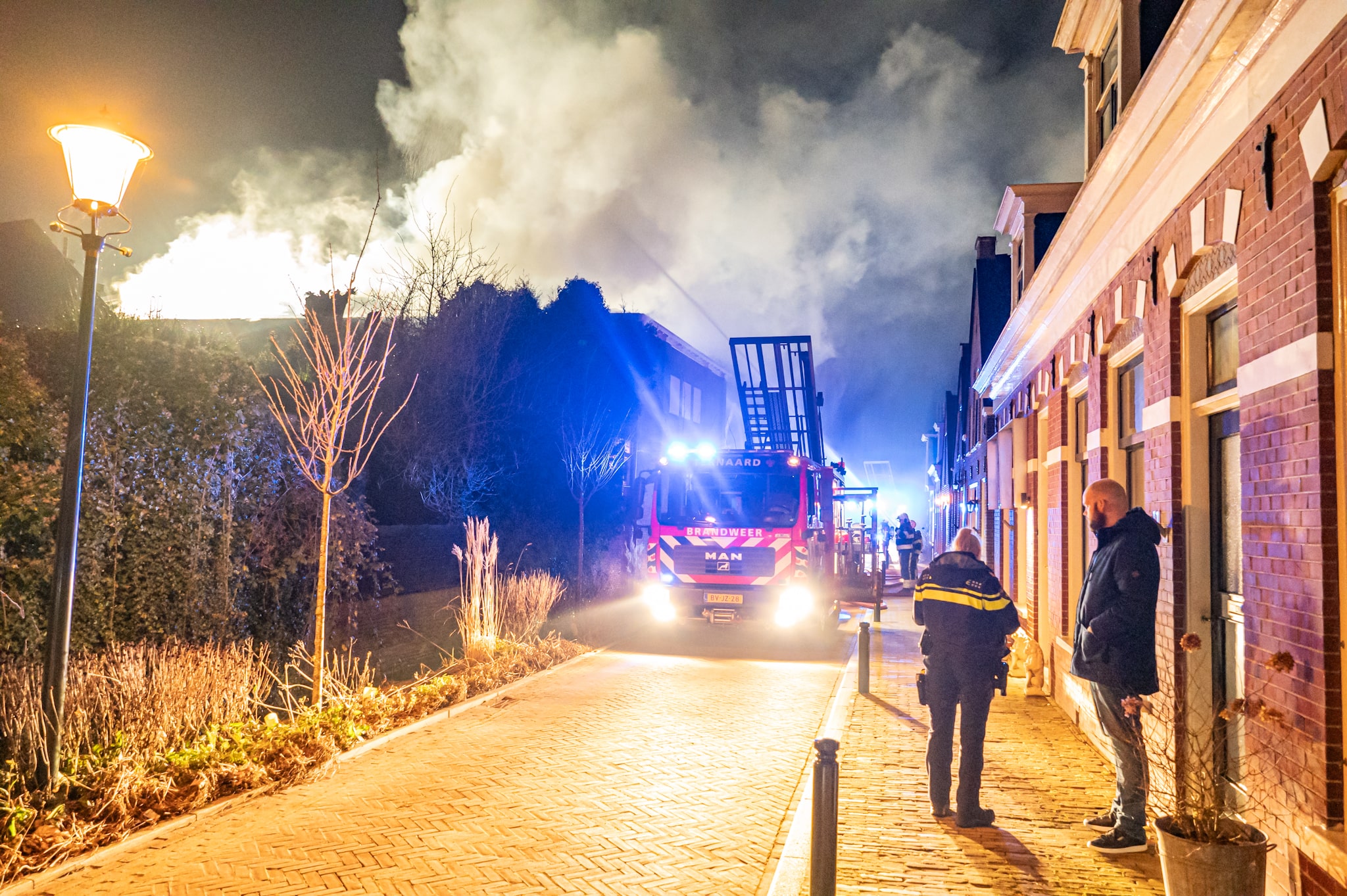 Grote brand in discotheek in binnenstad