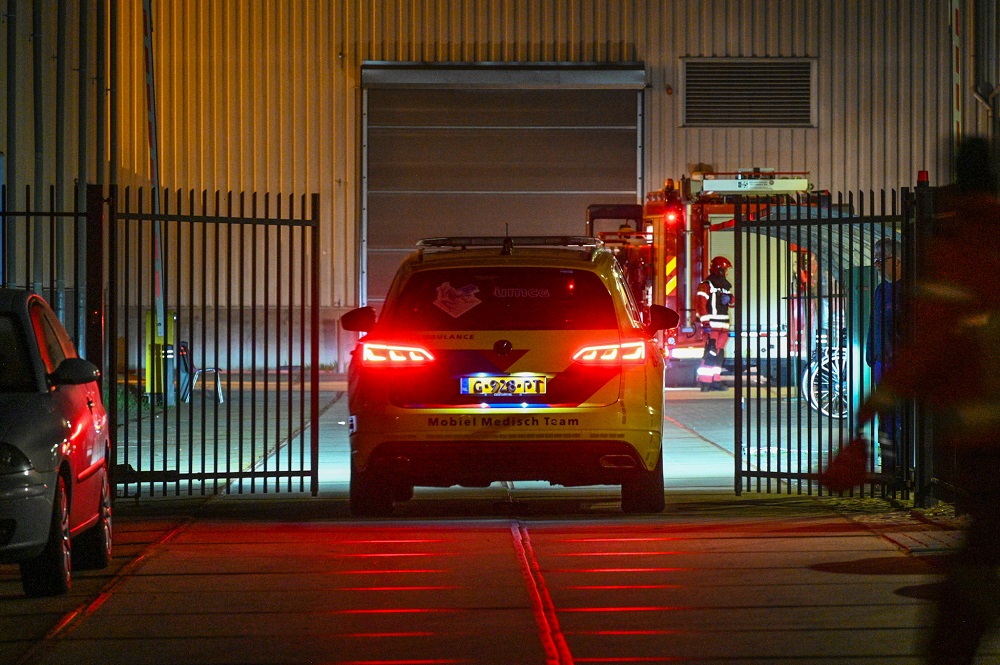 Persoon ernstig gewond bij bedrijfsongeval