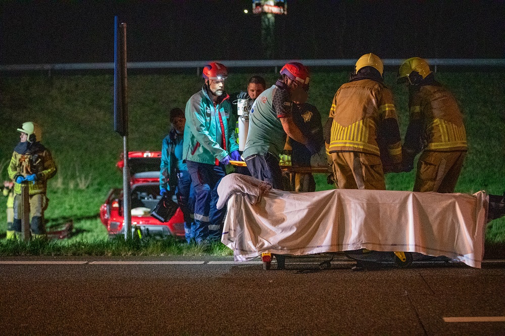 Vier gewonde door ongeval op snelweg