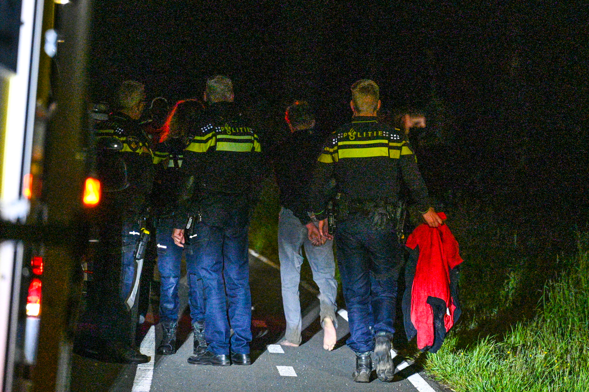 Verdachte na mishandeling opgepakt met helikopter en speurhonden