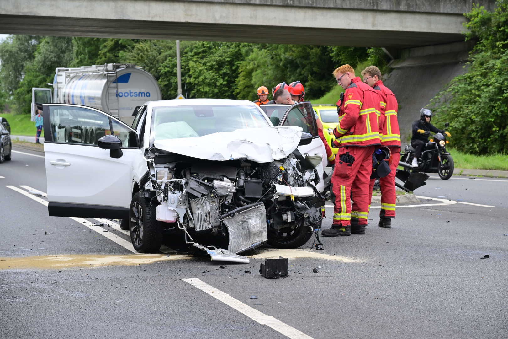 Inschattingsfout zorgt voor ravage op de N33