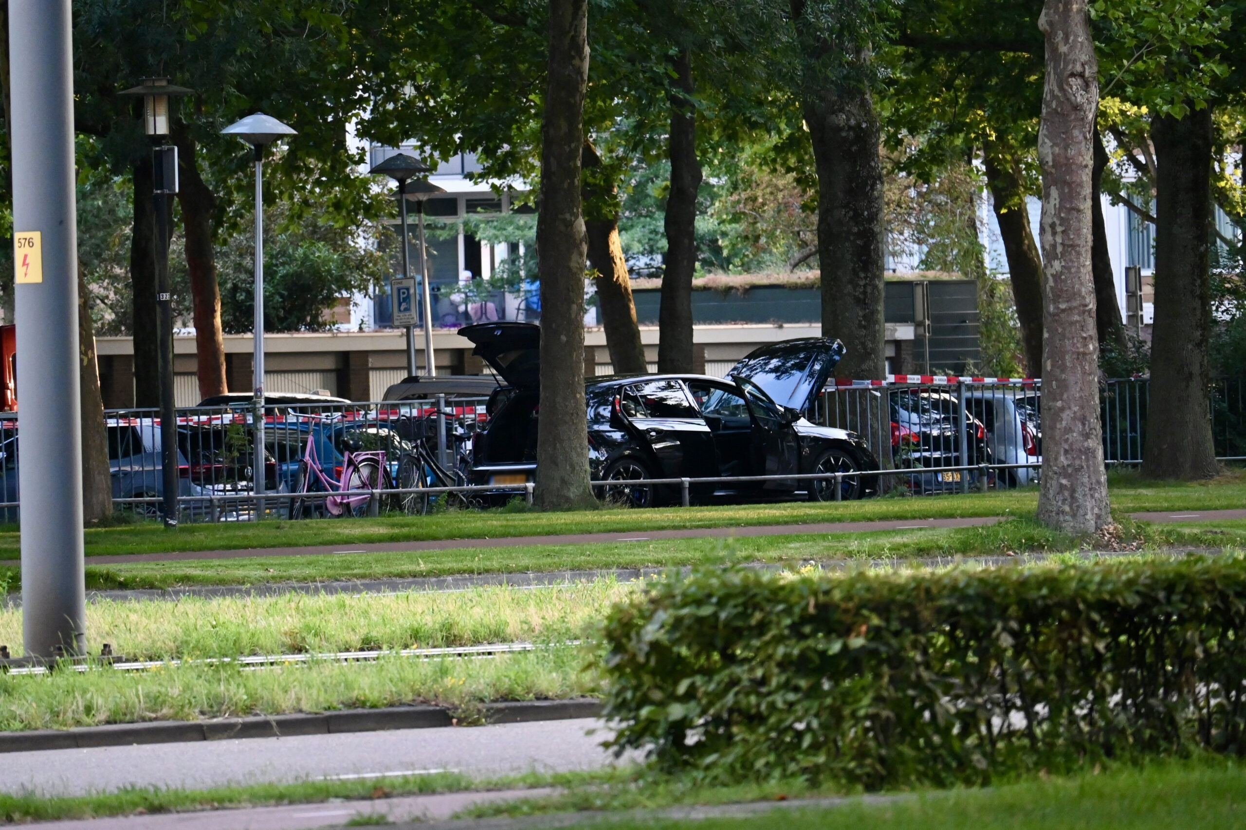 Flat ontruimd na politieachtervolging