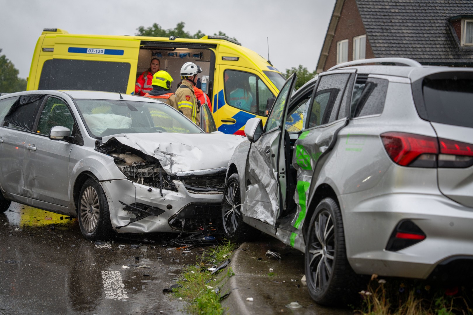 Gewonde bij ongeval op kruising