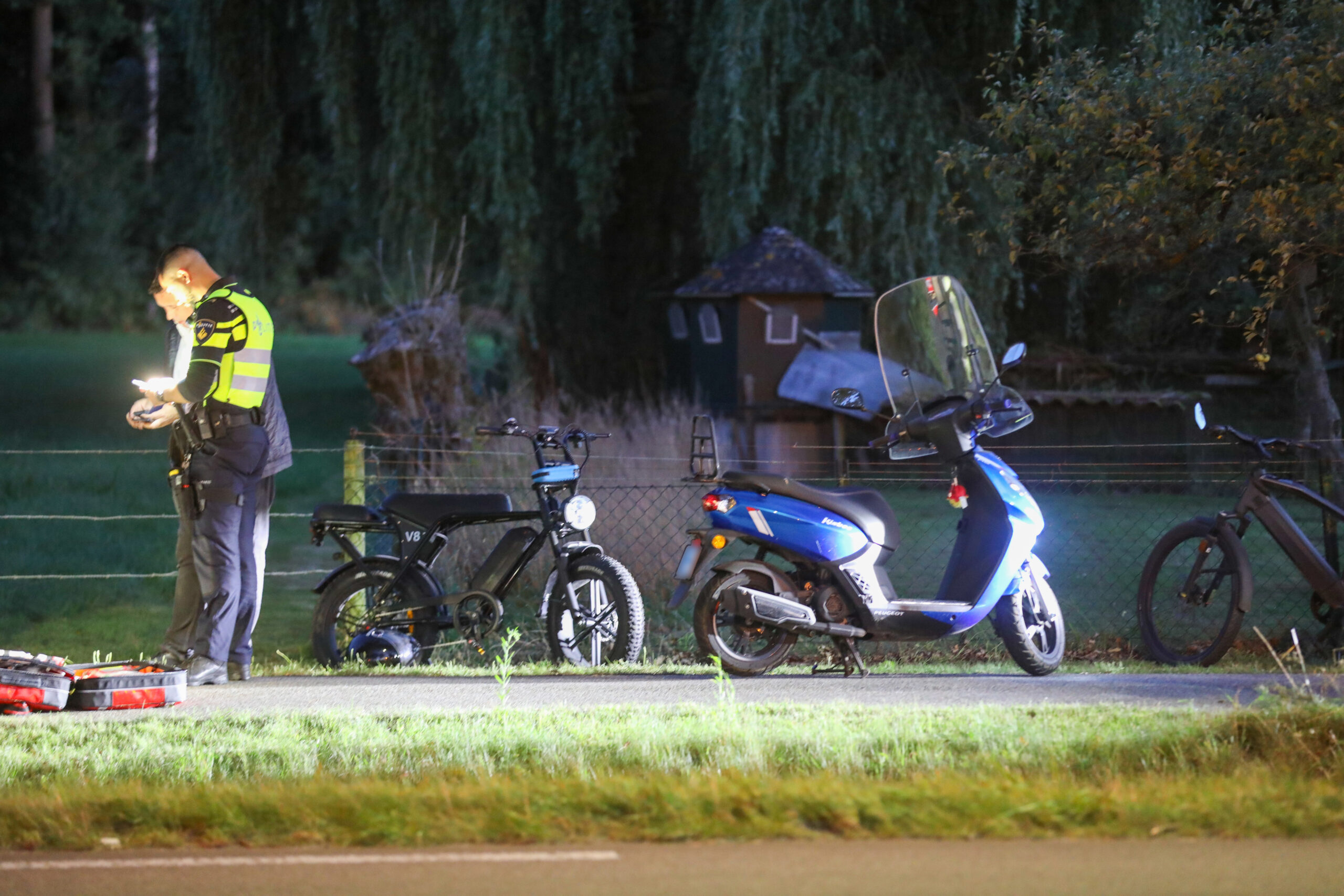 Fatbiker ernstig gewond na val