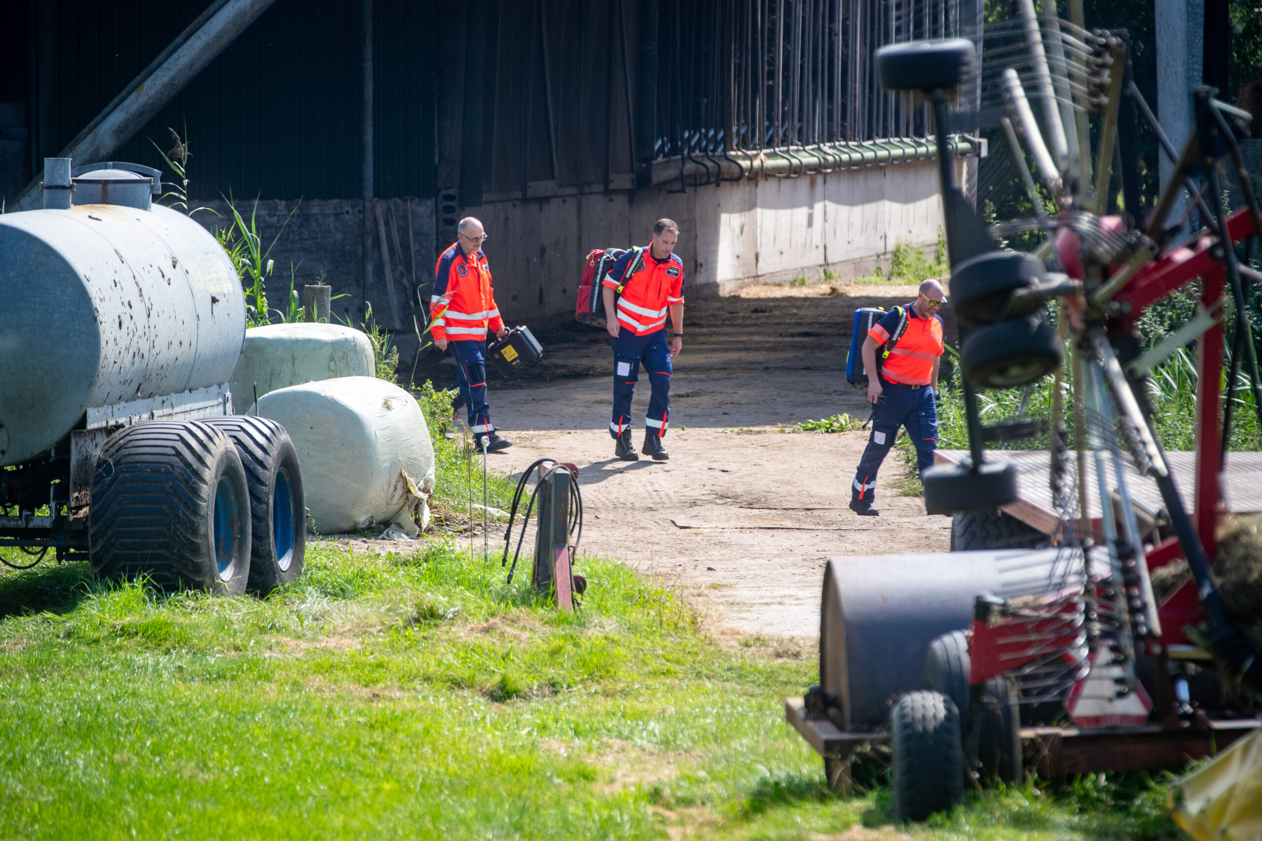 Persoon overleden bij mogelijk arbeidsongeval op boerenerf