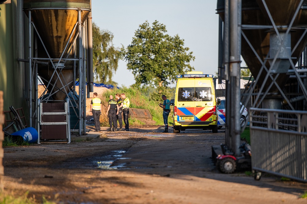 Ernstig ongeval op boerderij, traumahelikopter geland