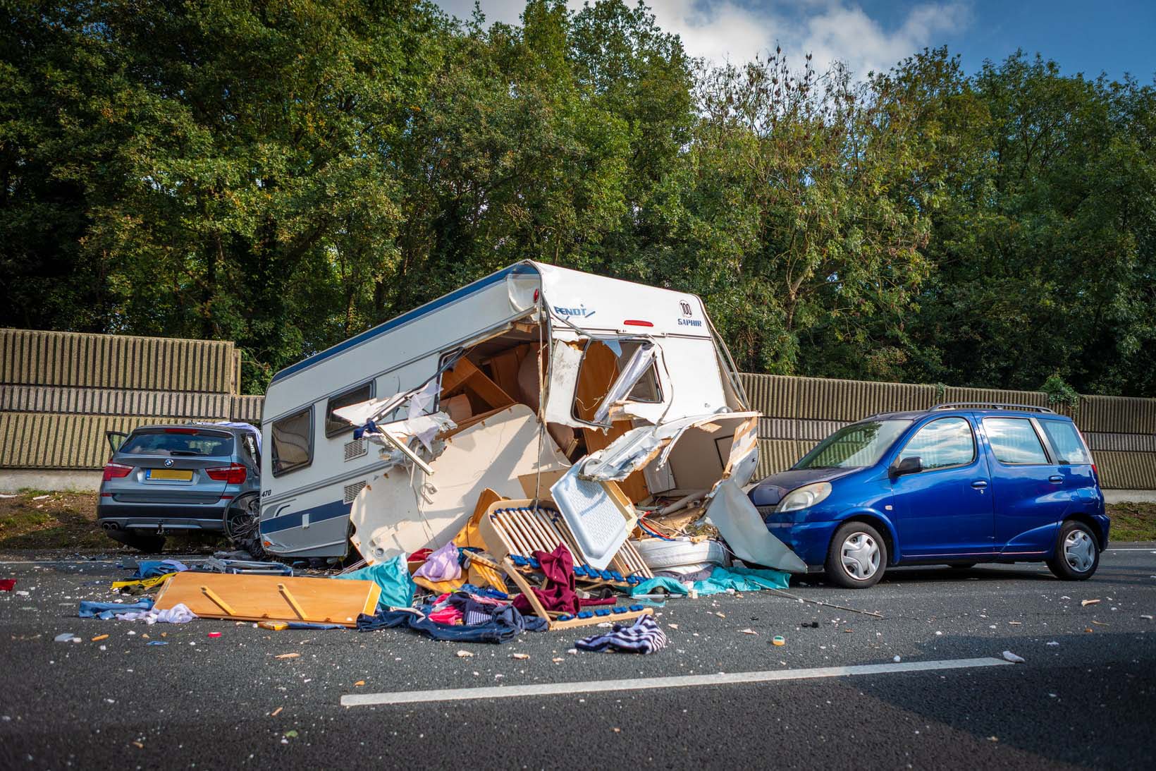 UPDATE | Twee gewonden van wie één ernstig na ongeval op snelweg