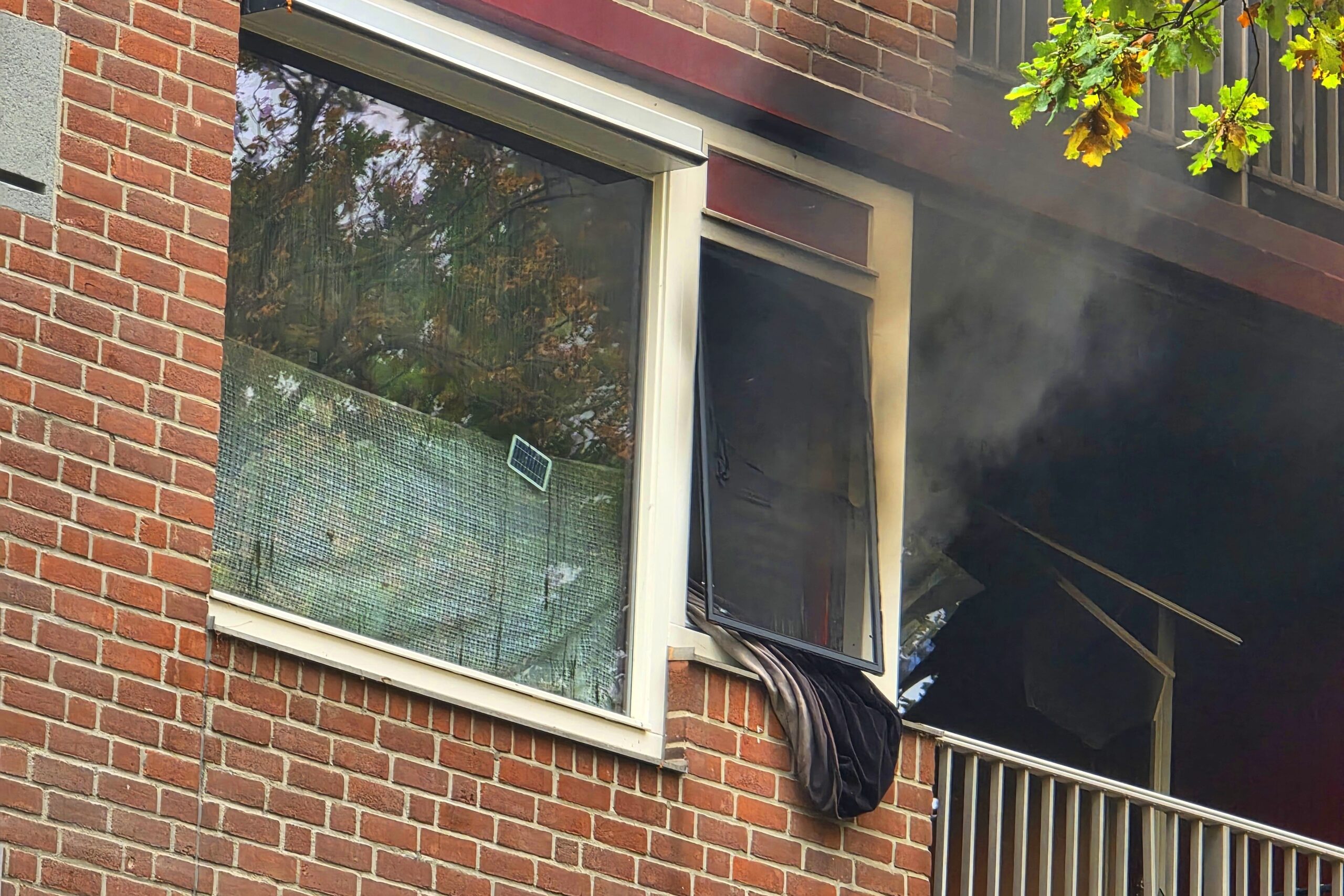 Woningbrand leidt tot grote inzet De Baan in Gouda - 112 Nederland