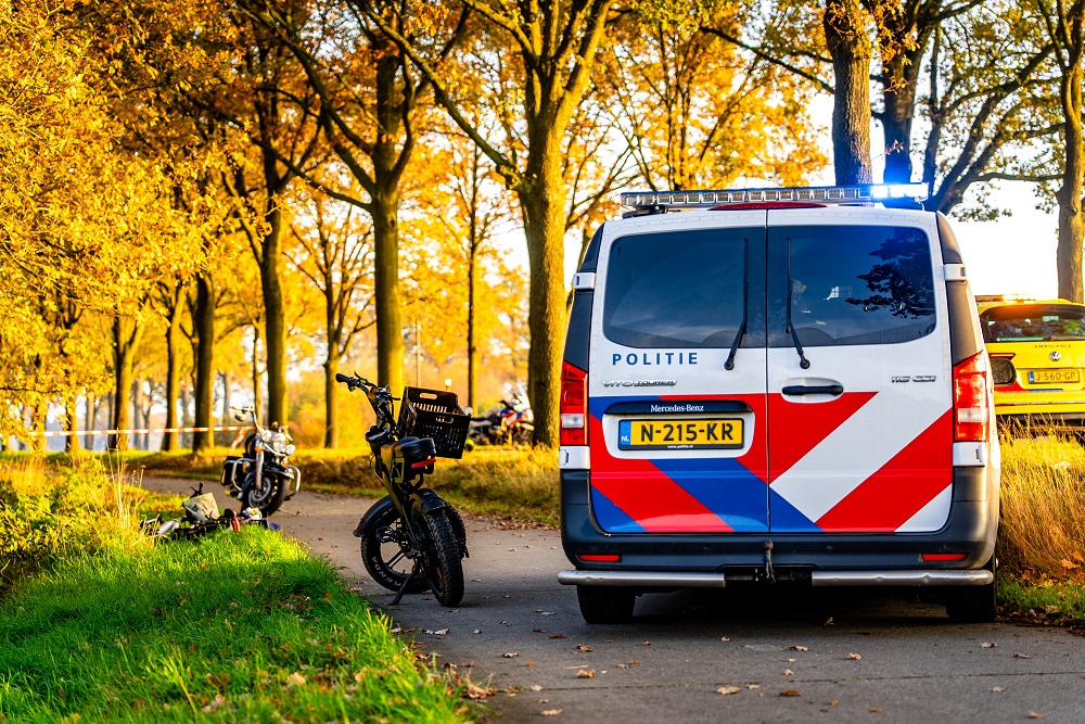 Fietser ernstig gewond na botsing met fatbiker