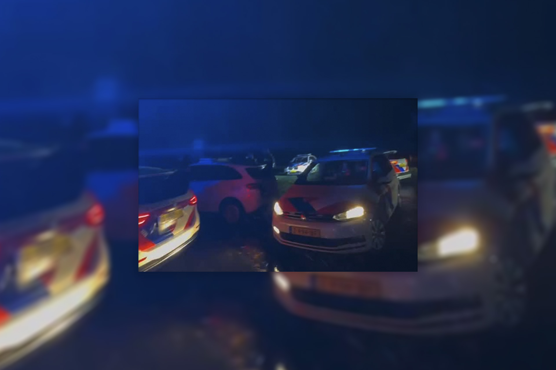 Gestolen auto na gevaarlijke achtervolging klemgereden, bestuurder aangehouden