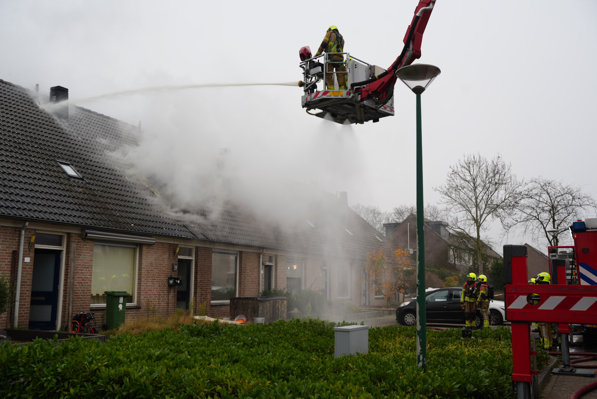 Grote brand verwoest rijtjeswoning