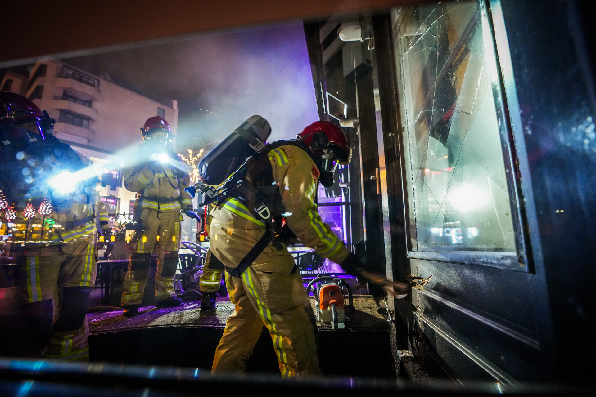 Grote brand verwoest restaurant in centrum
