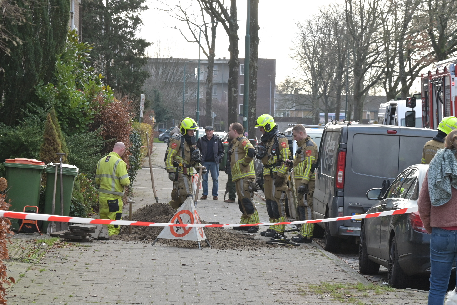 Gaslek bij werkzaamheden leidt tot ontruiming woningen