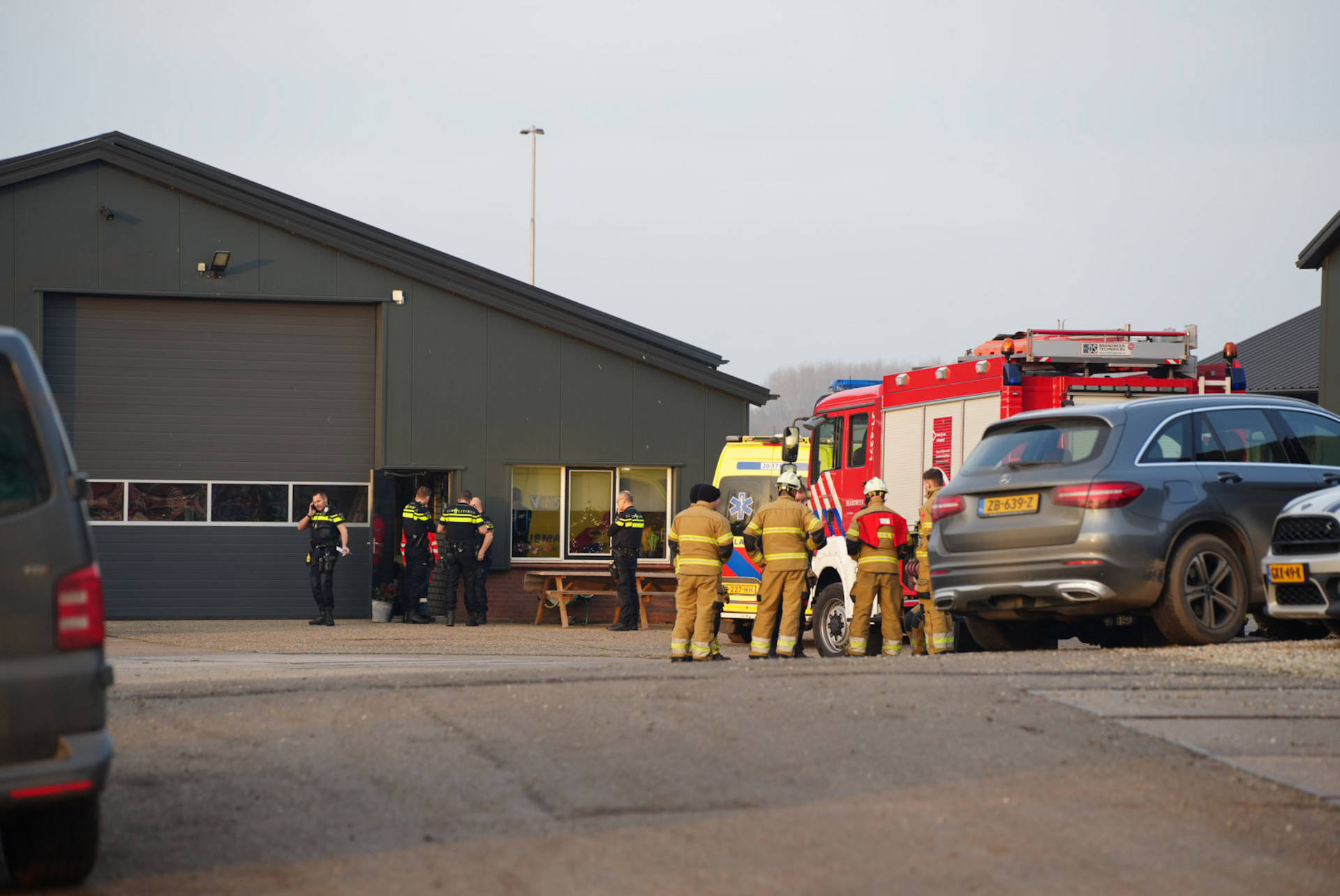 Technische recherche onderzoekt dodelijk bedrijfsongeval