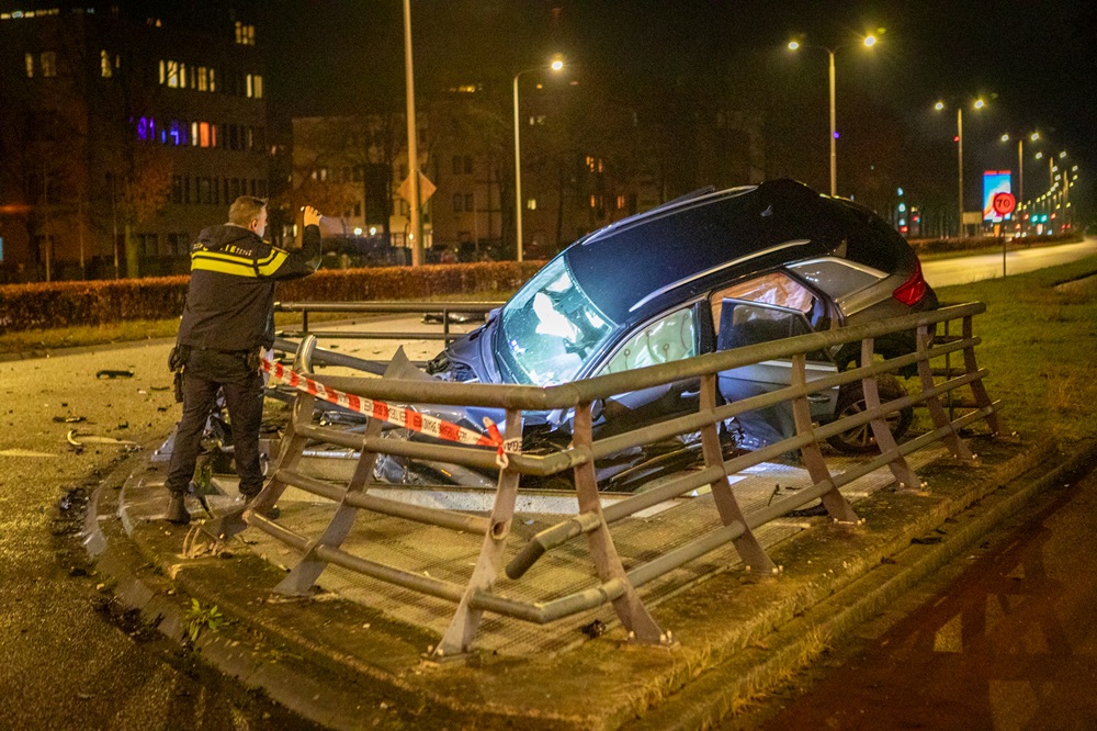 Grote ravage na ongeval op kruising