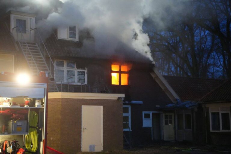 Grote brand in gebouw van zorginstelling