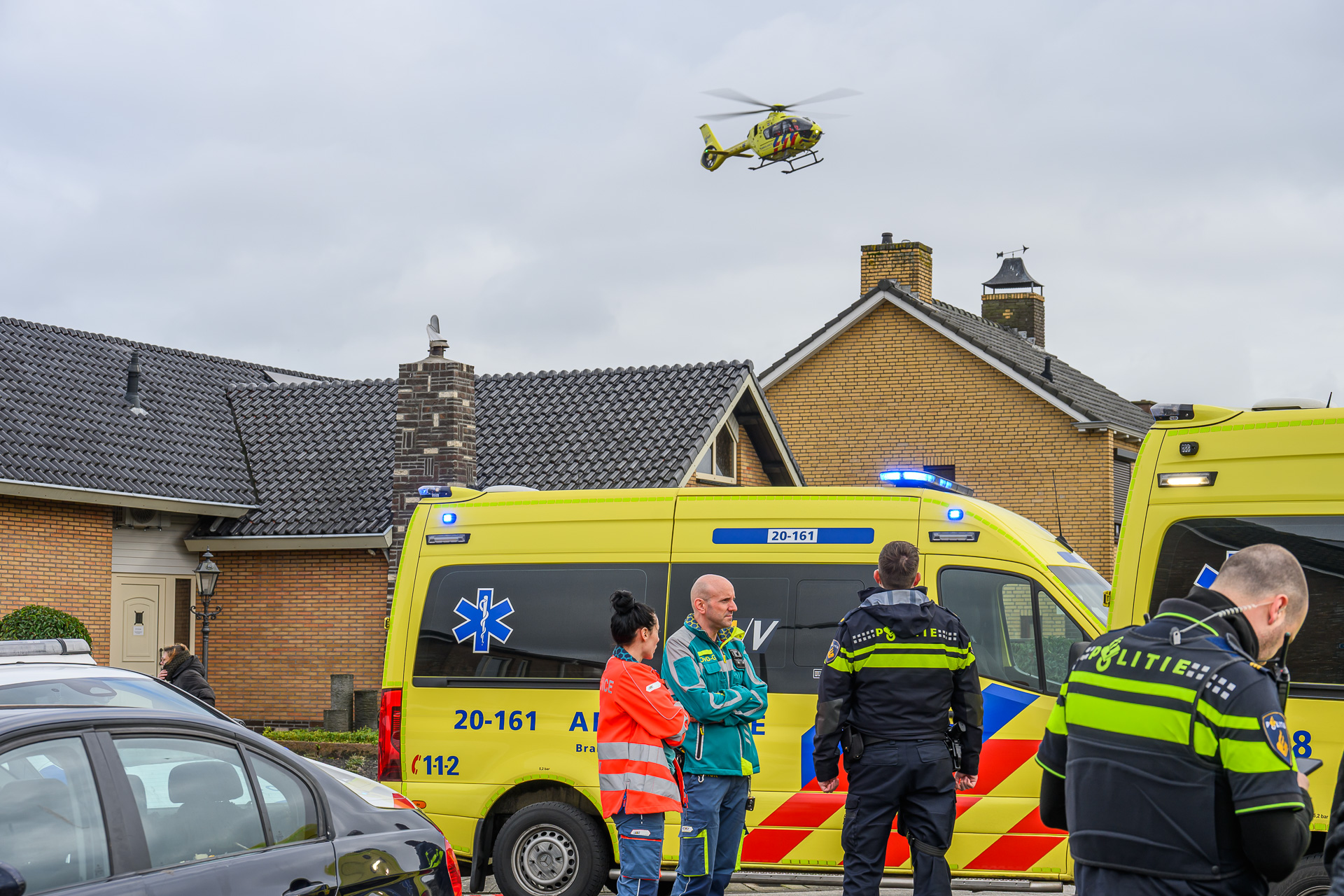 Fietser ernstig gewond bij aanrijding met auto