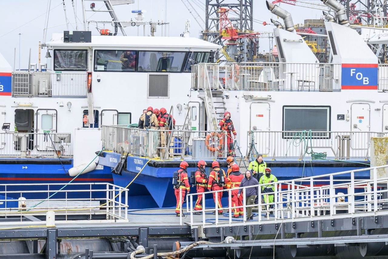 Meerdere gewonden bij brand aan boord van schip