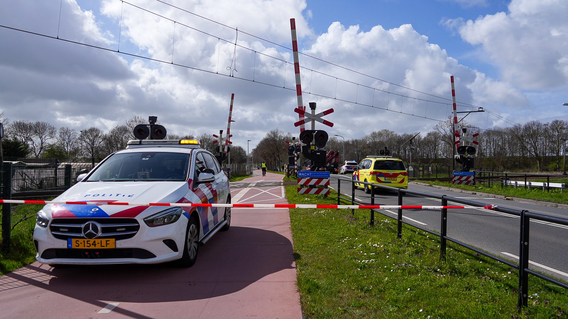Aanrijding tussen persoon en trein