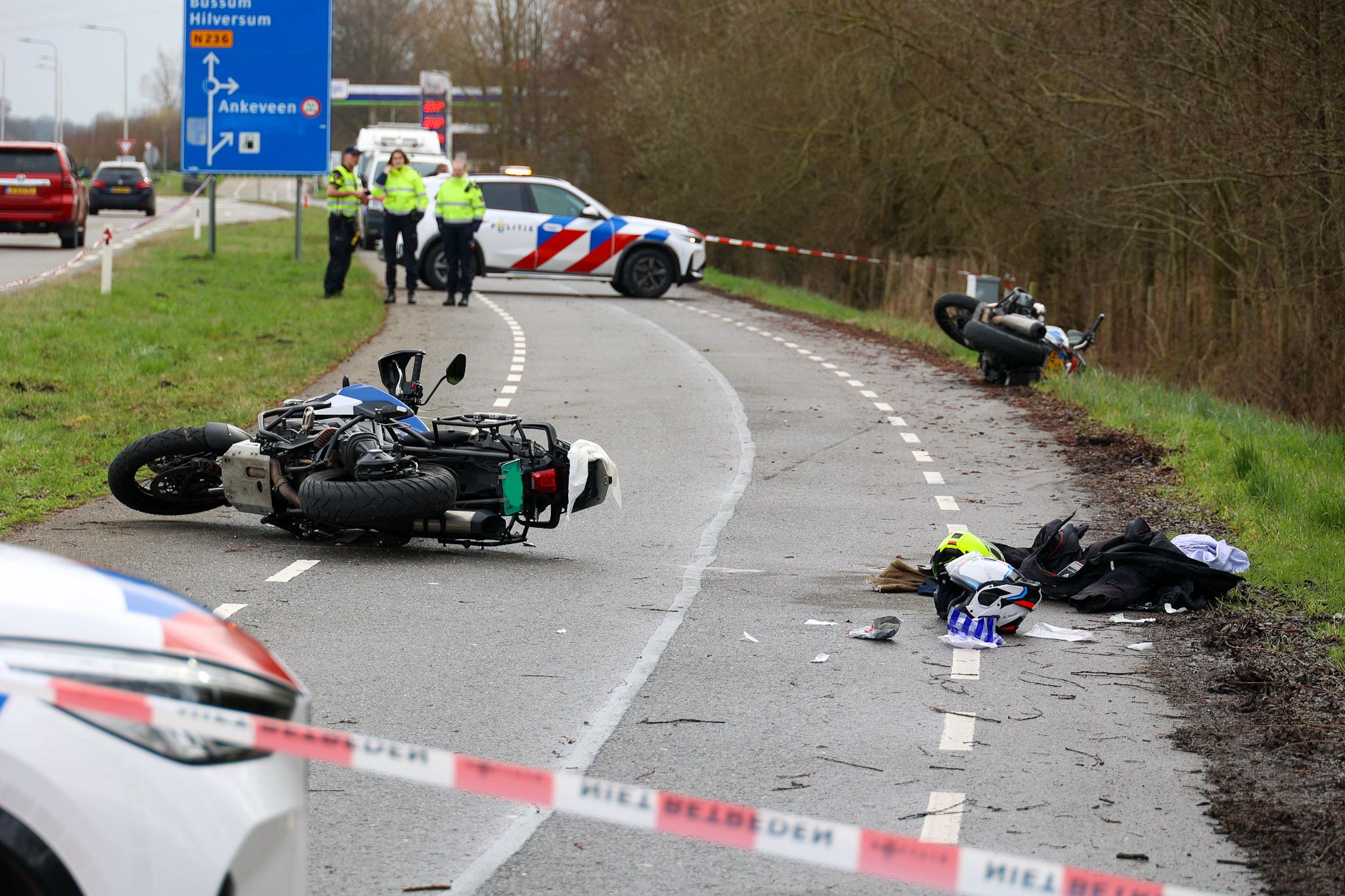 Motorrijder zwaargewond na val
