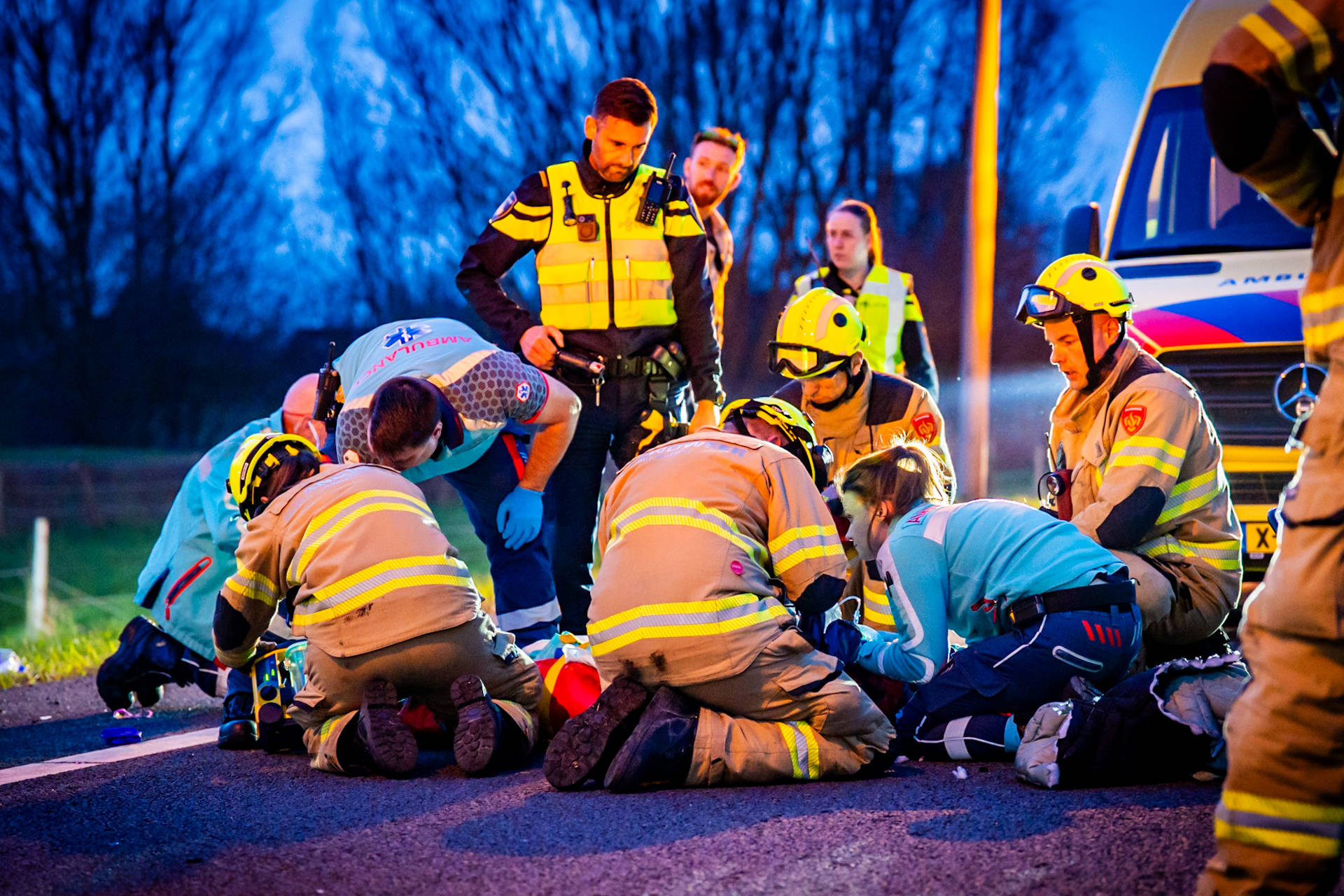 Weer ernstig ongeval in file van grenscontrole op snelweg