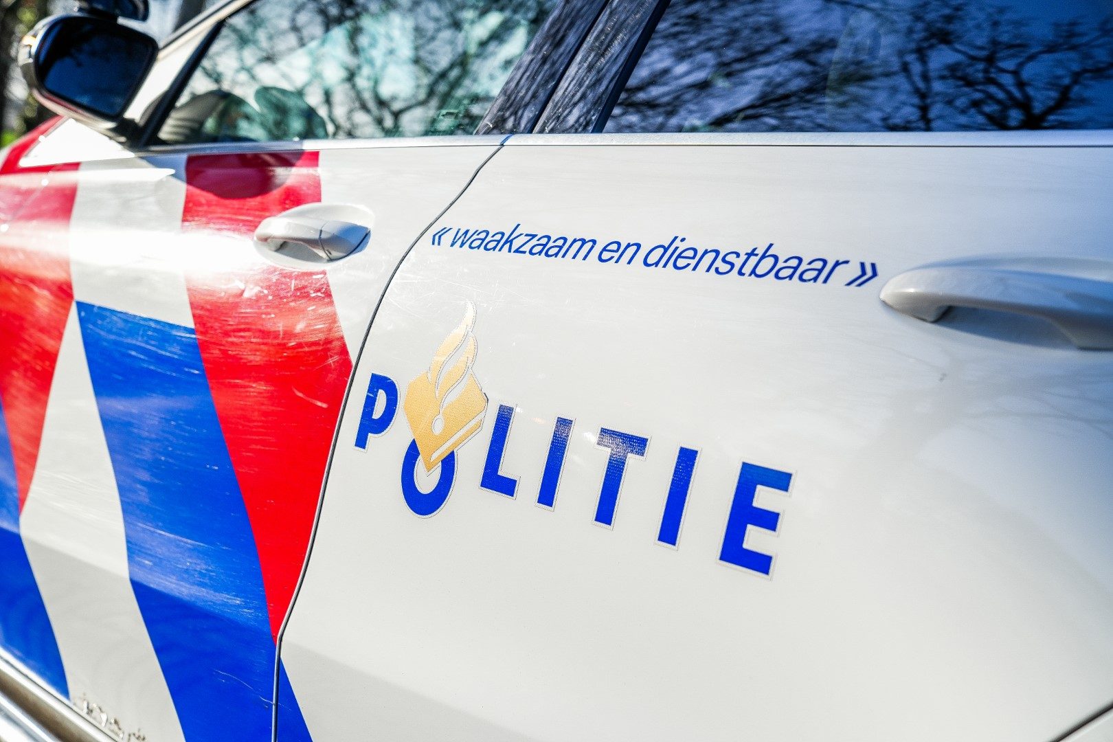 Auto crasht tegen woning en vliegt in brand