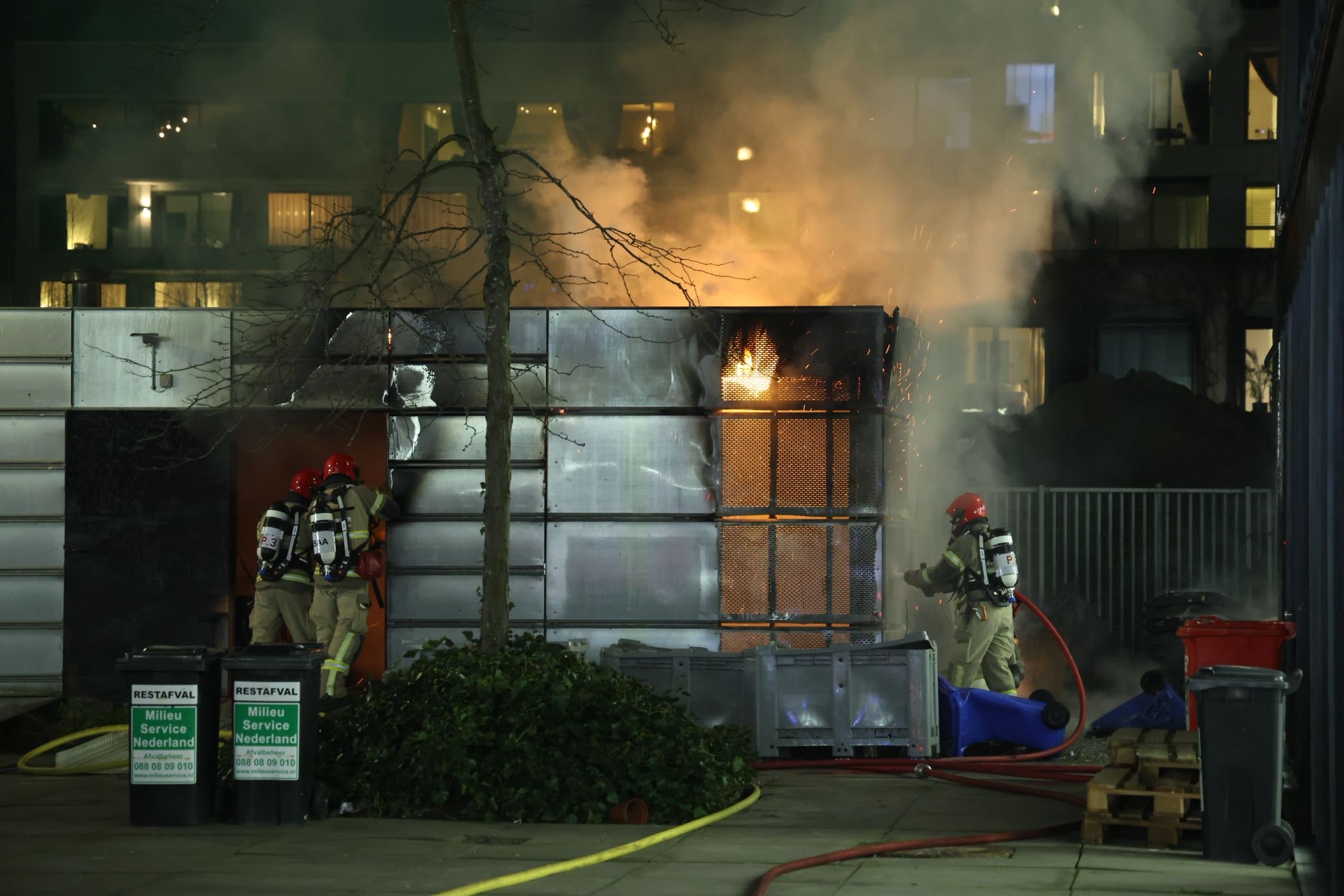 Middelbrand in bijgebouw Gerrit Rietveld Academie
