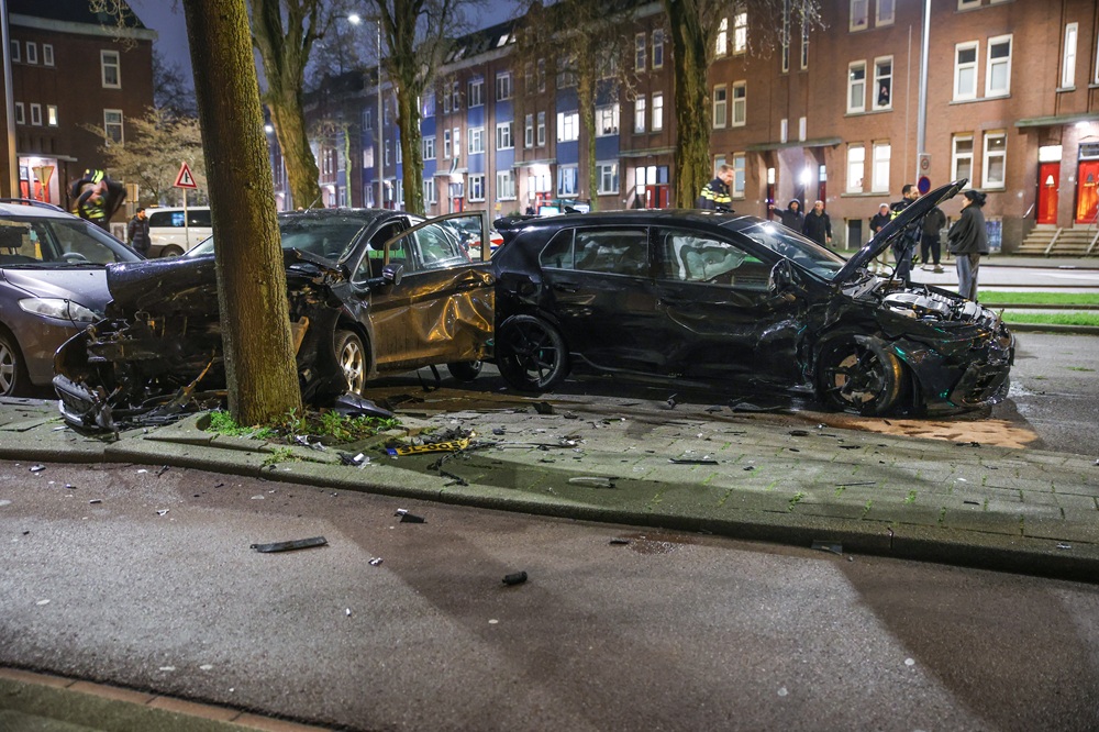 Ravage na ongeval, twee gewonden