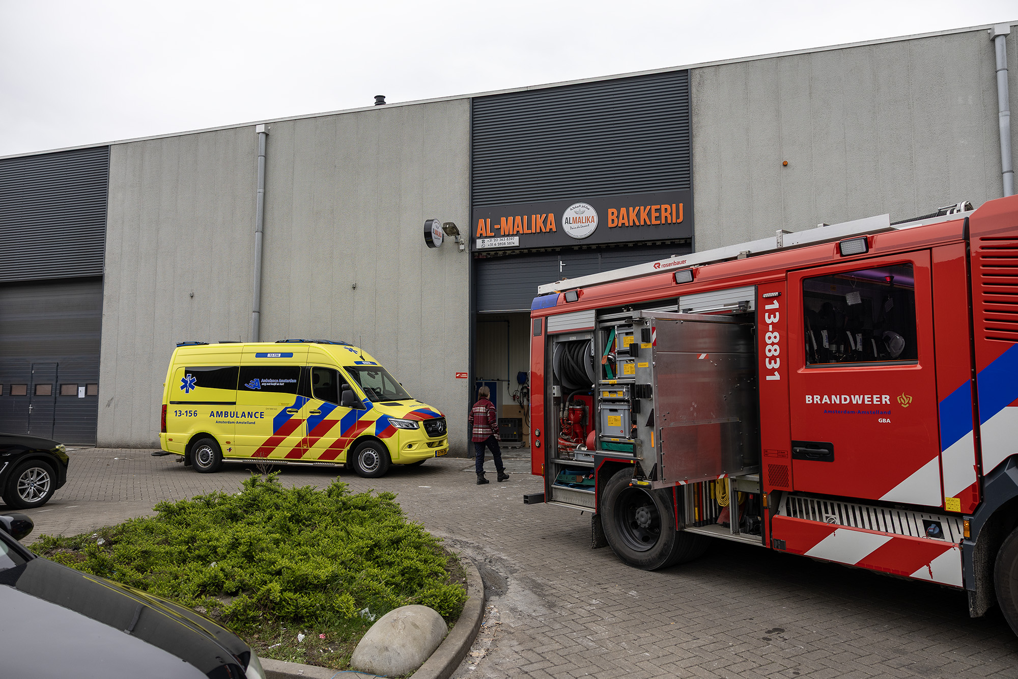 Medewerker bakkerij gewond na ongeval met machine